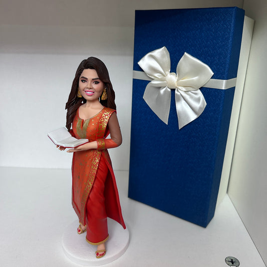 India Female Fashion Custom Bobbleheads