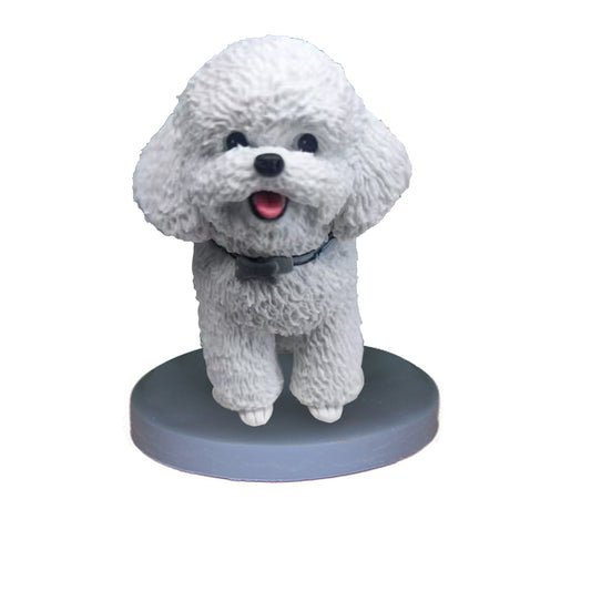 Fully Customizable Poodle Pet Custom Bobblehead