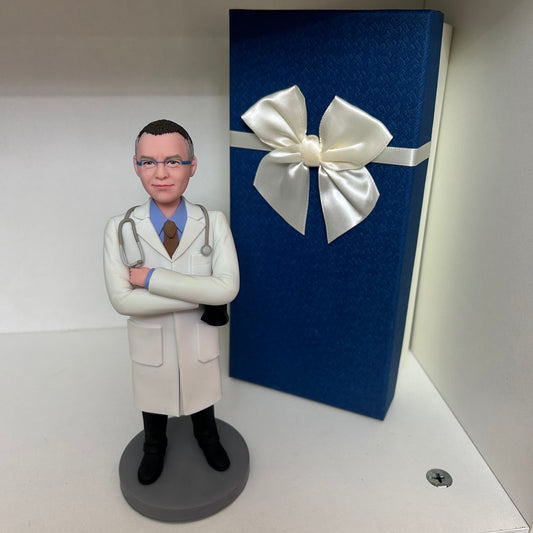 custom male doctor physician bobbleheads