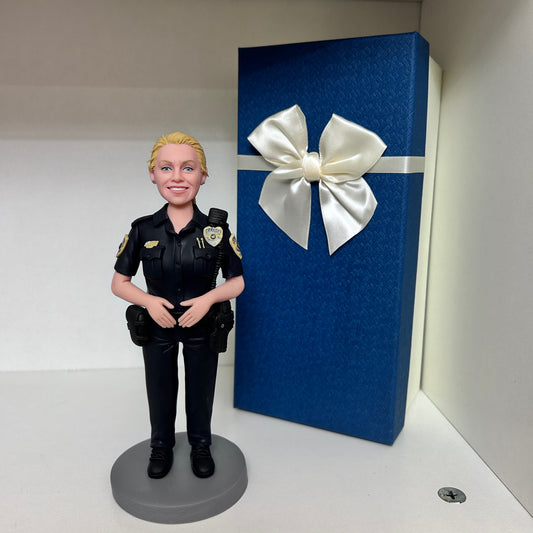 Fully Customizable Female Police Custom Bobblehead