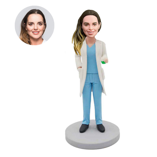 custom female pharmacist bobbleheads