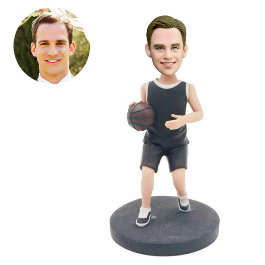 custom male basketball player bobbleheads