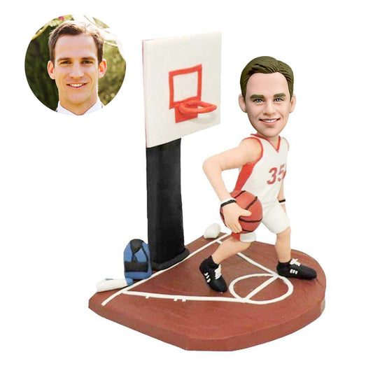 custom cool male basketball player bobbleheads playing basketball