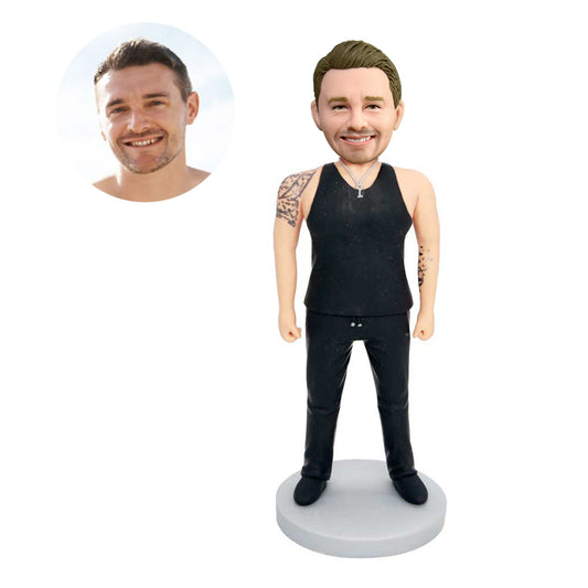 custom male fitness bobbleheads