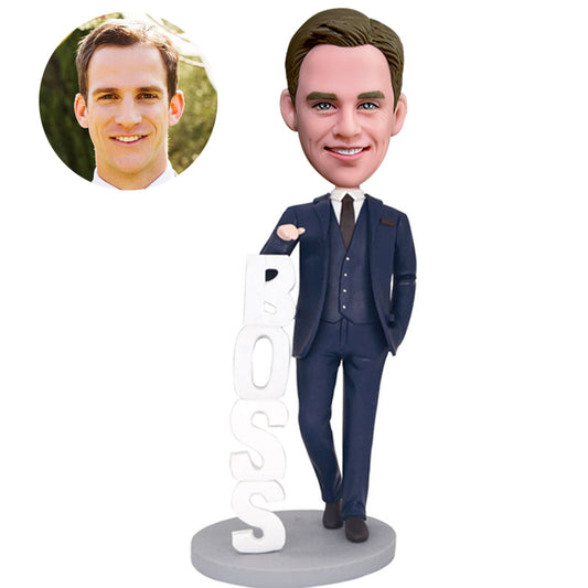 custom male boss bobbleheads gifts