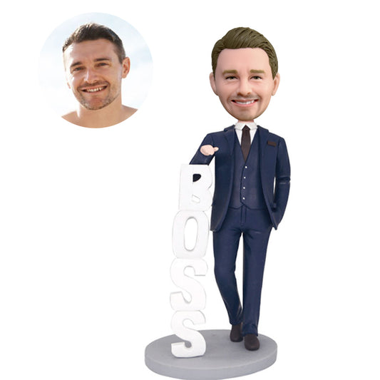 custom male boss bobbleheads gifts