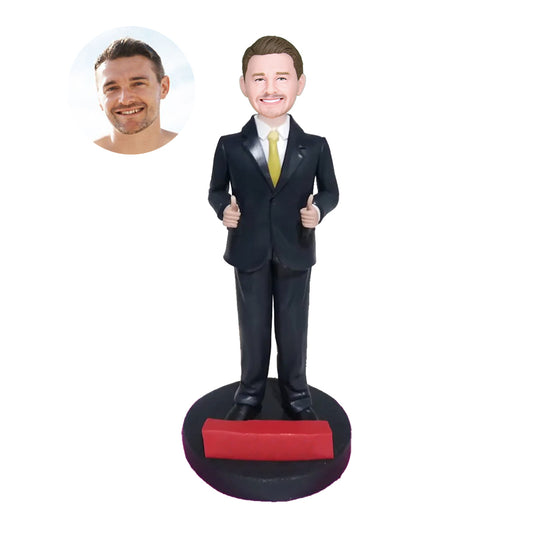 Businessman You Are The Best Custom Bobblehead