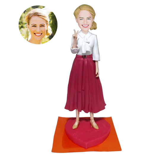 Female Fashion Skirt Custom Bobbleheads