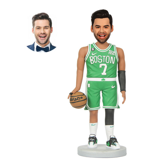 Boston Male Basketball Player Custom Bobbleheads