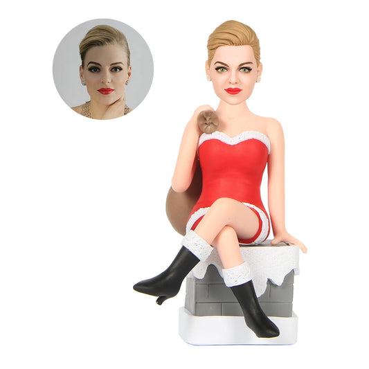 Christmas Gift Sexy Lady Christmas Custom Bobblehead