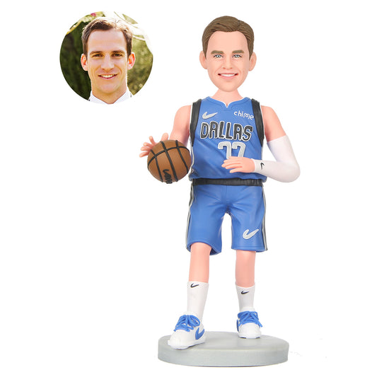 Dallas Male Basketball Player Custom Bobbleheads